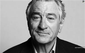 Robert De Niro`s black and white picture